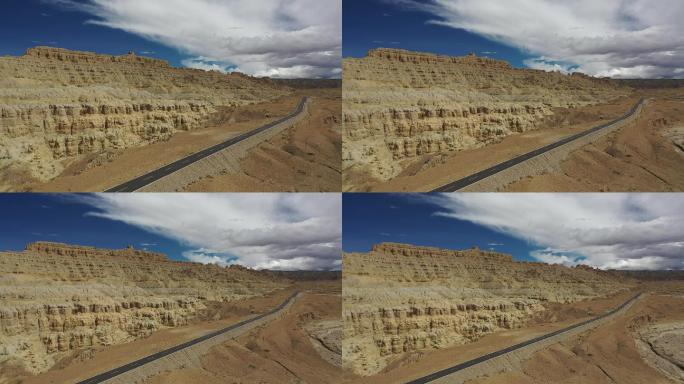 原创西藏阿里扎达土林公路自驾旅行自然风光