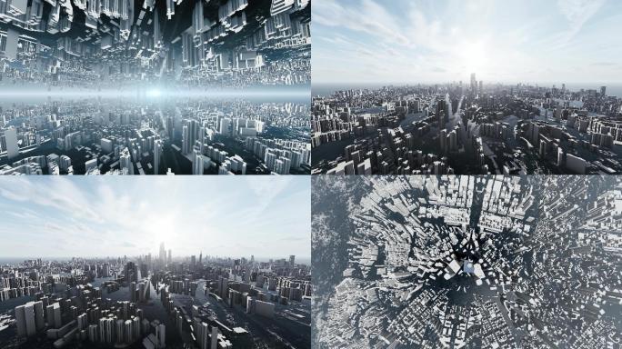未来城市抽象城市