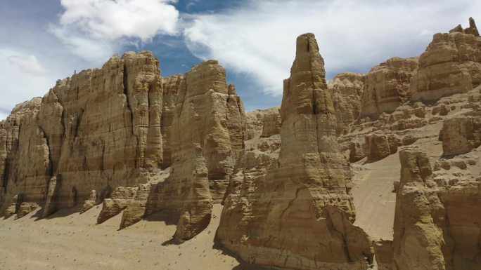 原创 西藏阿里扎达土林旅行自然风光航拍