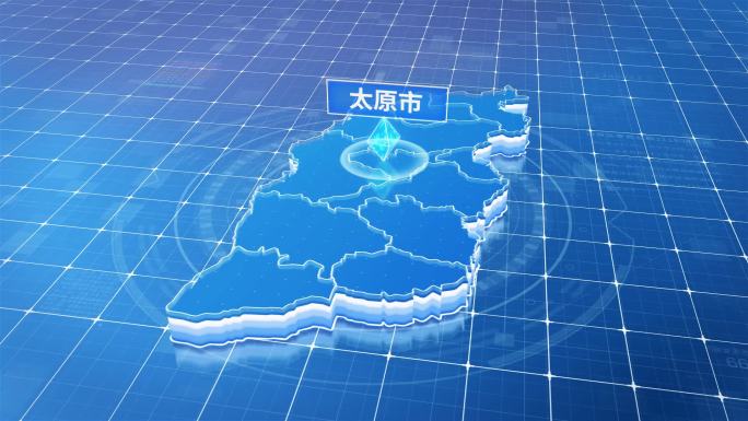 山西省太原市蓝色科技定位地图