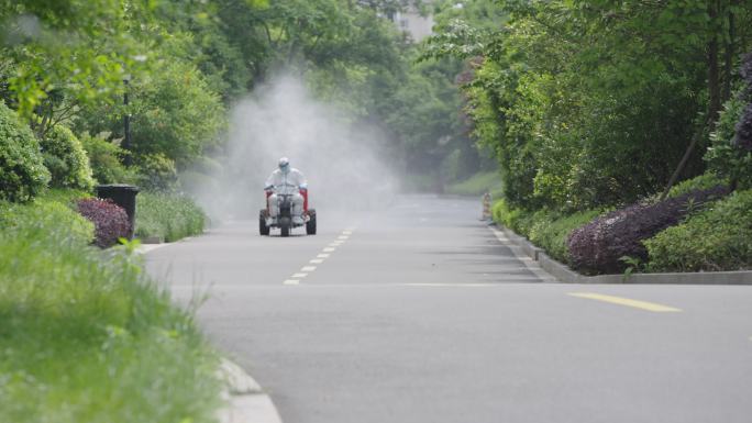 上海小区消杀车消杀视频