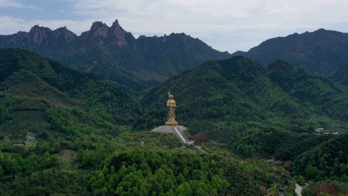 四大佛教名山九华山风景区大愿文化园大佛