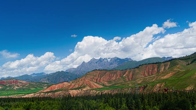 青海祁连山自然风光