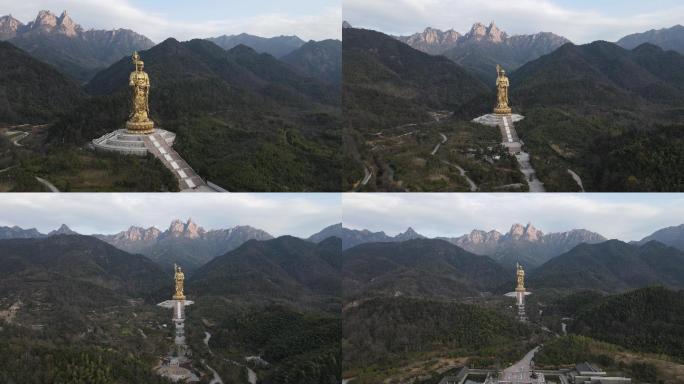 四大佛教名山九华山风景区大愿文化园大佛