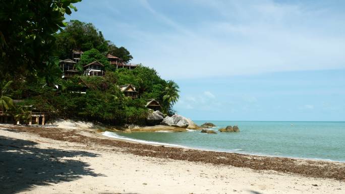 Haad Than Sadet海滩、Phangan岛海滩、Koh Phangan、热带岛屿、泰国天堂