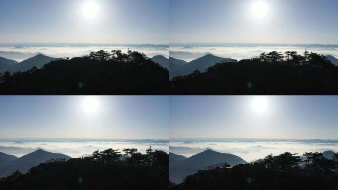 四大佛教名山九华山风景区天台云海