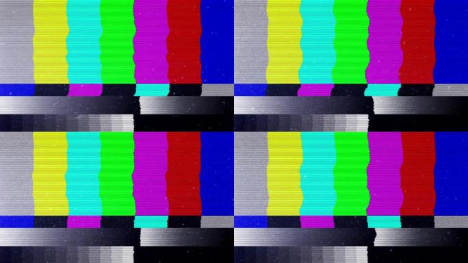 电视屏幕上的电视信号错误