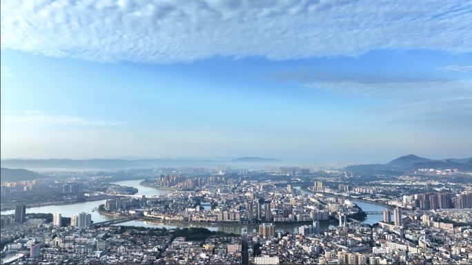 【4K】河源城市大景