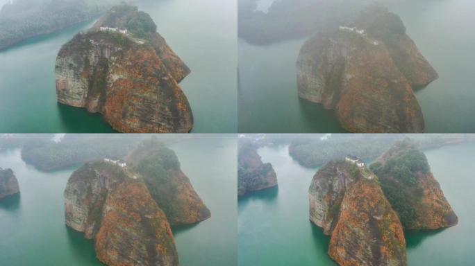 湖南鸟瞰图景区航拍山水环绕