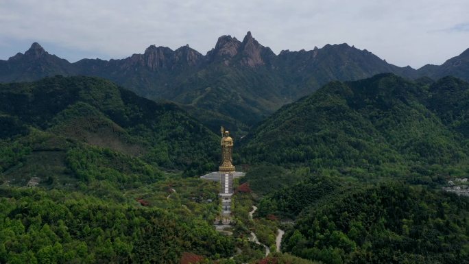 四大佛教名山九华山风景区大愿文化园大佛