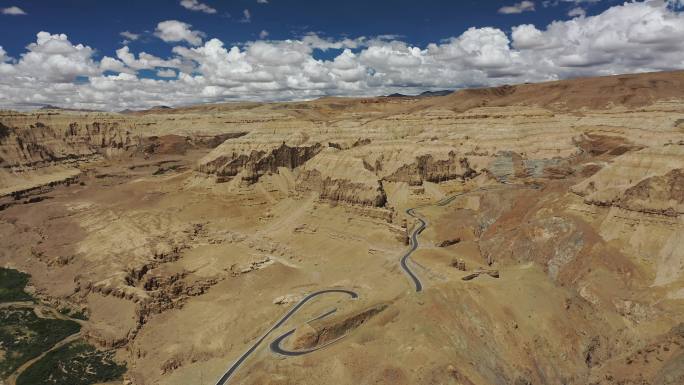 原创西藏阿里扎达土林公路自驾旅行自然风光