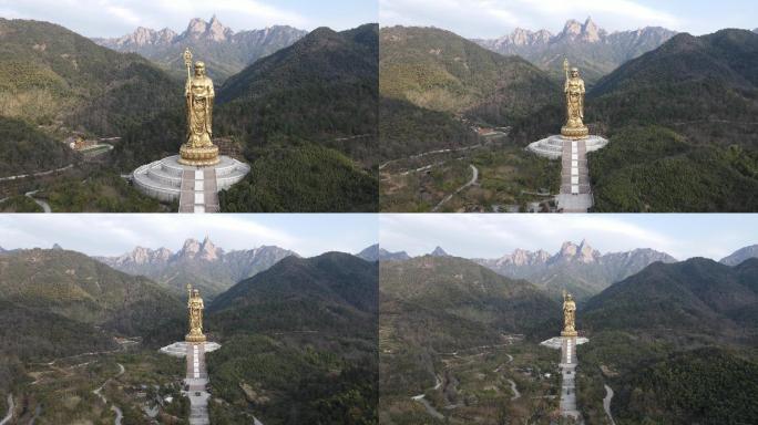 四大佛教名山九华山风景区大愿文化园大佛