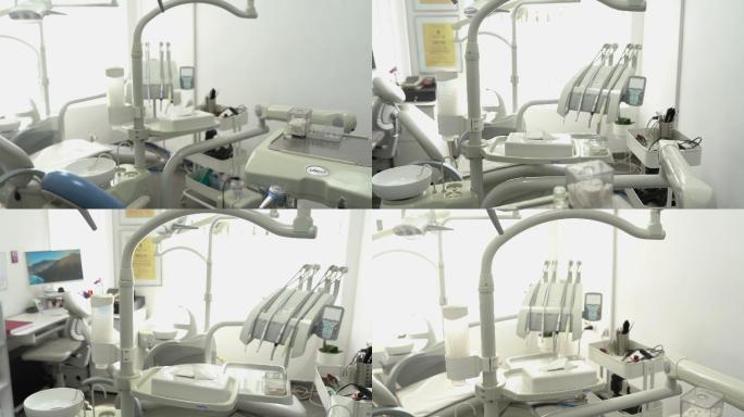 配备牙科设备的现代牙医办公室
