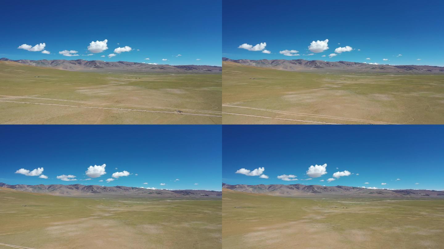 原创航拍西藏阿里环线藏北高原草原自然风光