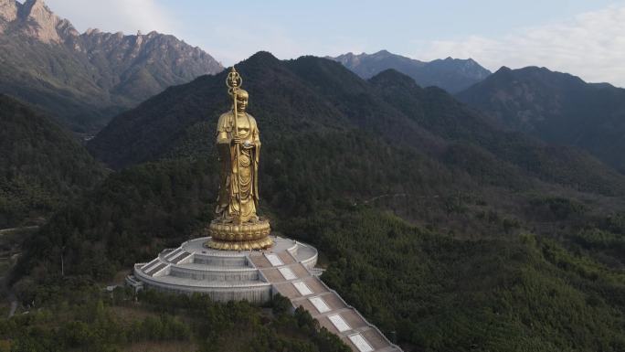 四大佛教名山九华山风景区大愿文化园大佛