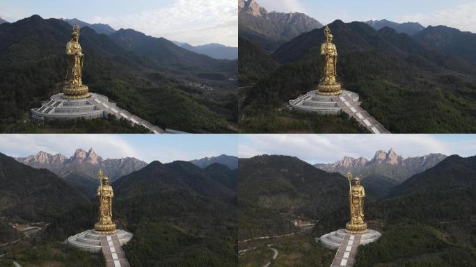 四大佛教名山九华山风景区大愿文化园大佛