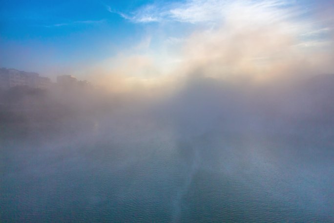 湖南省郴州市永兴县城市风景延时摄影