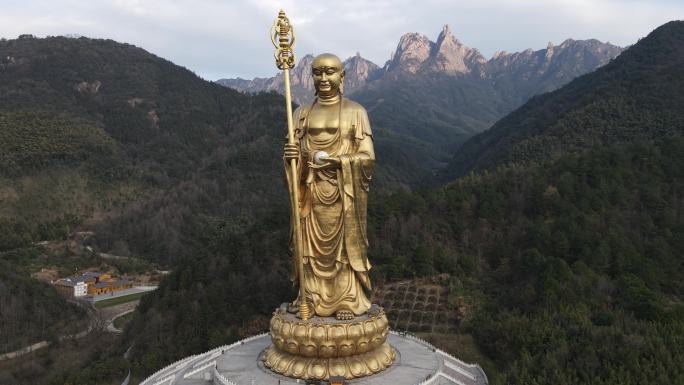 四大佛教名山九华山风景区大愿文化园大佛