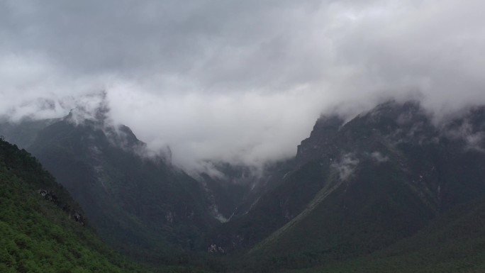 4K云南大理苍山雪山云雾