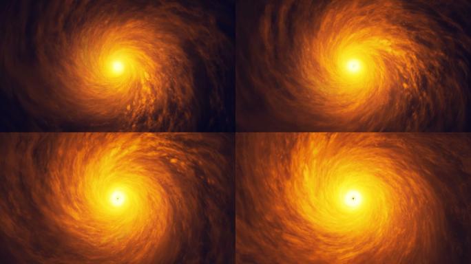 黑洞模型。NASA图像