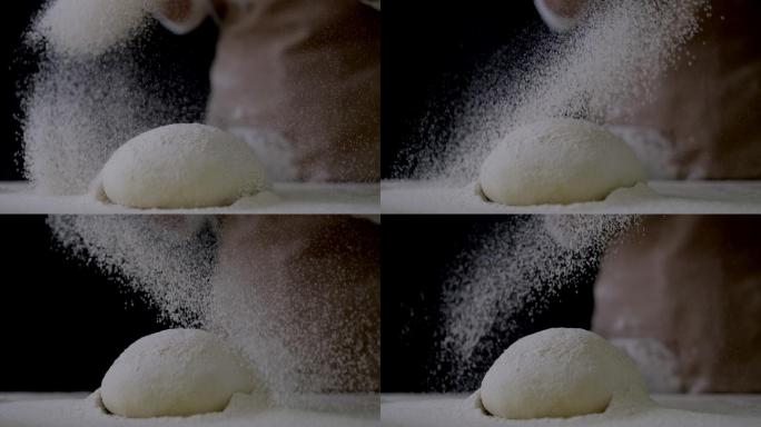 面包面团散面粉