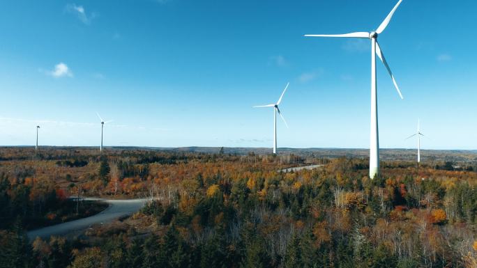 风力发电风能山林能源
