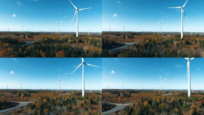 风力发电风能山林能源