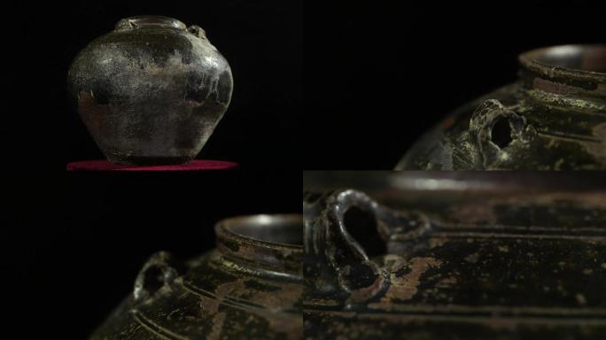 中国传统工艺品 四条瓷罐和瓷釉A010