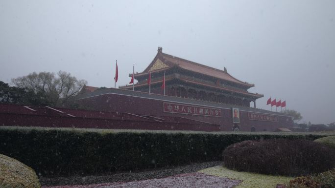 北京故宫雪景