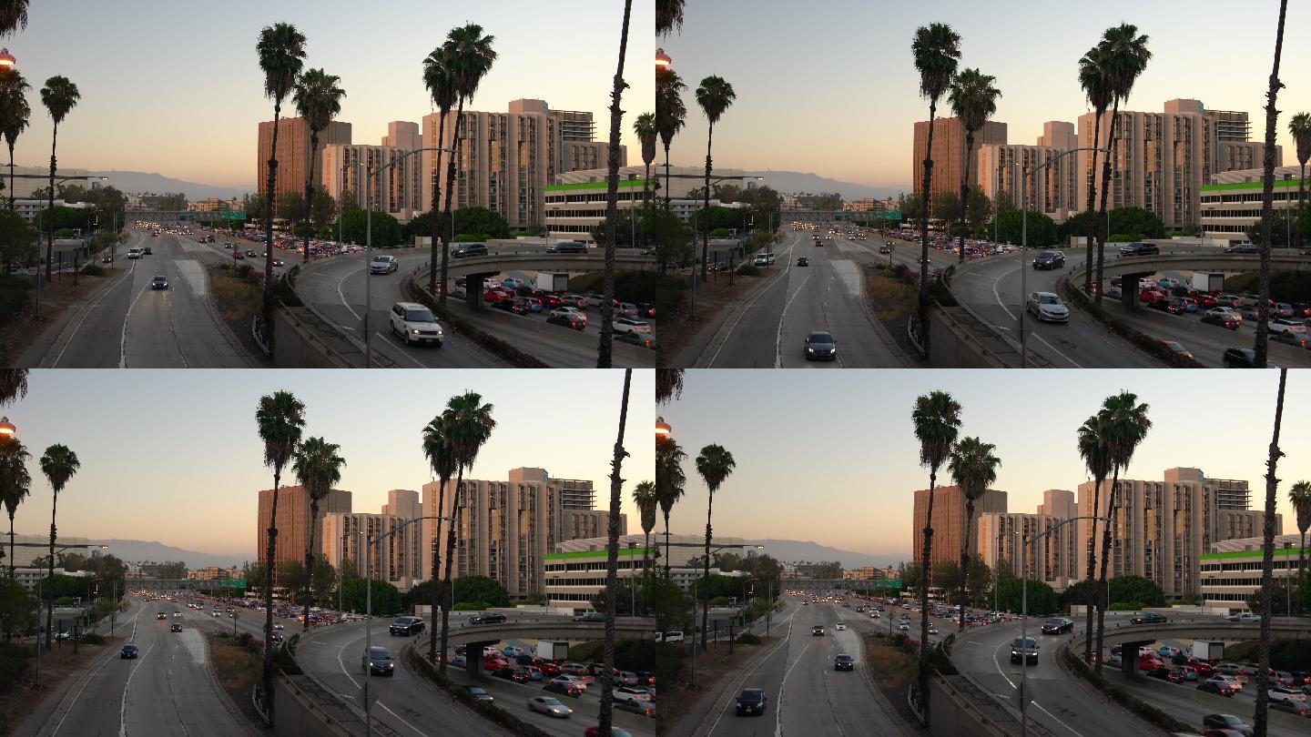 加利福尼亚州洛杉矶市交通和市中心