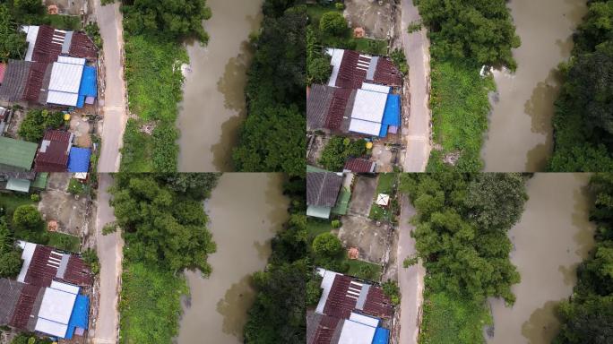 佩查布里小镇（Petchaburi），上图拍摄的是whit drone