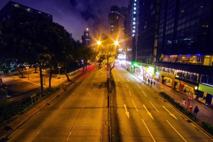 中国香港风景风光城市延时摄影