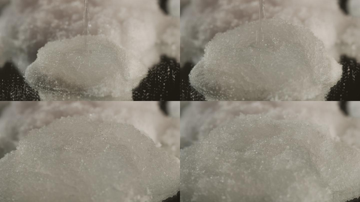 尿布卫生巾吸收剂内的即时雪假材料元素