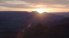延时大峡谷国家公园美国亚利桑那州美丽的日出视频素材