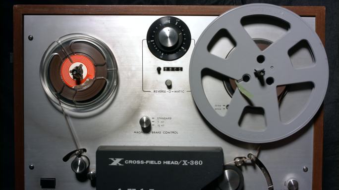 磁带录音机4K老式磁带录播机老式磁带