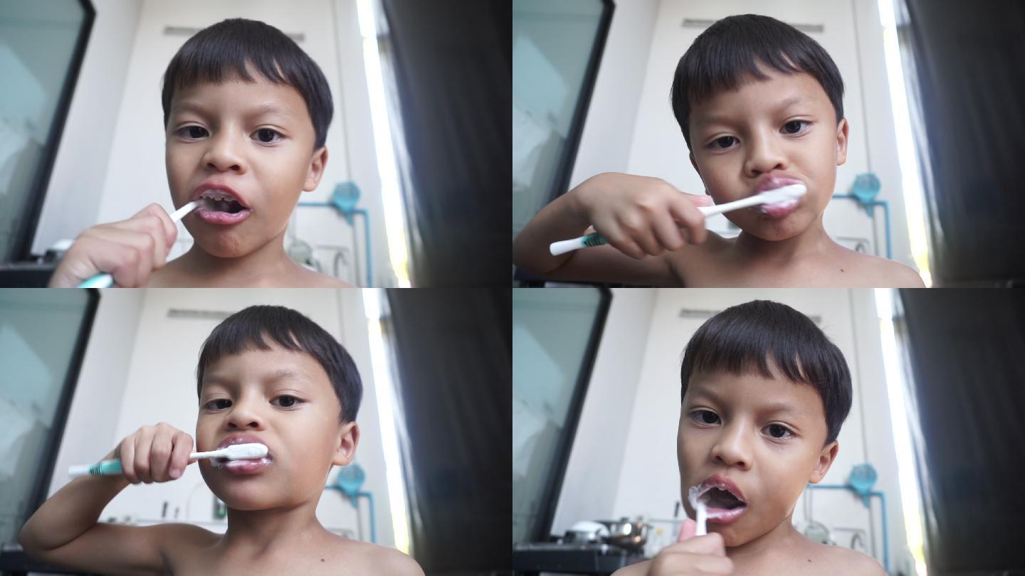 儿童刷牙洗漱