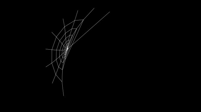 蜘蛛织网（带通道）
