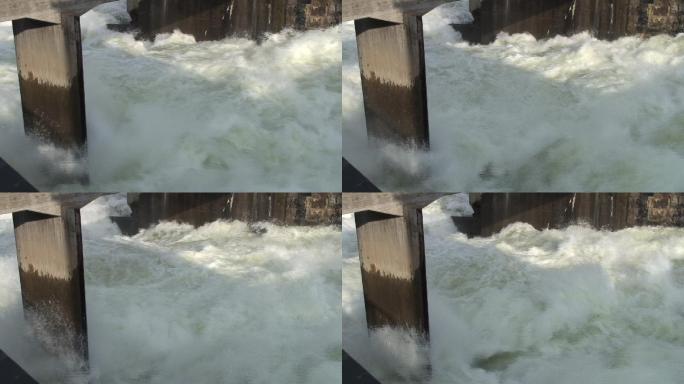 大瀑布洪水流水发大水