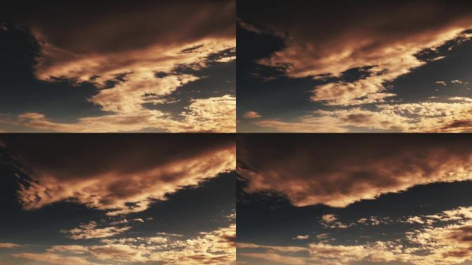 【HD天空】夕阳晚霞云影风景落日黄昏云景