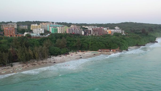 原创 广西北海涠洲岛海滨海景自然风光航拍