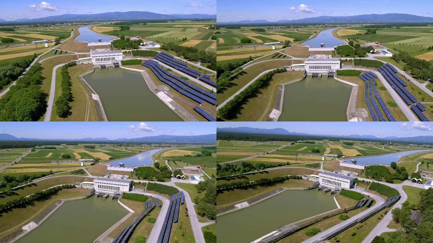 斯洛文尼亚兹拉托利切的空中水力发电厂