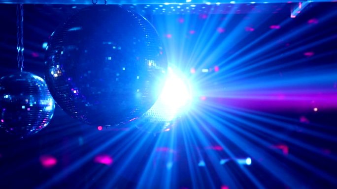 夜总会迪斯科舞会酒吧灯光跳舞灯光