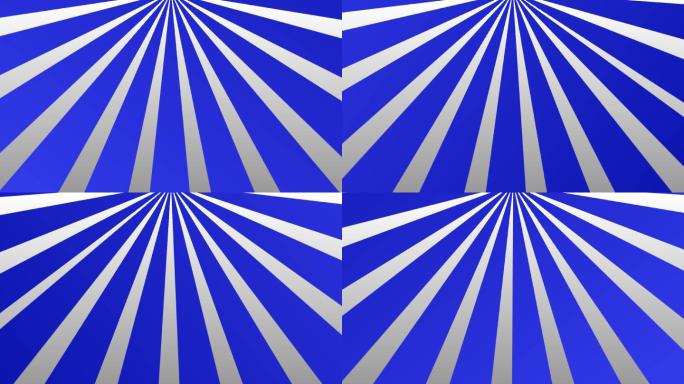 抽象蓝白两色卡通漩涡螺旋背景库存视频-以顶部可循环扭曲背景为中心