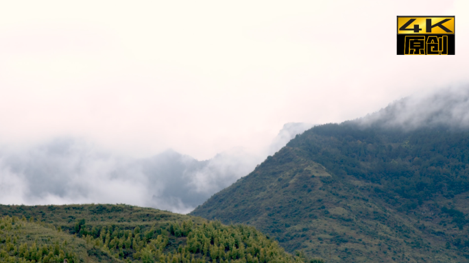 贵州遵义大山空镜云海