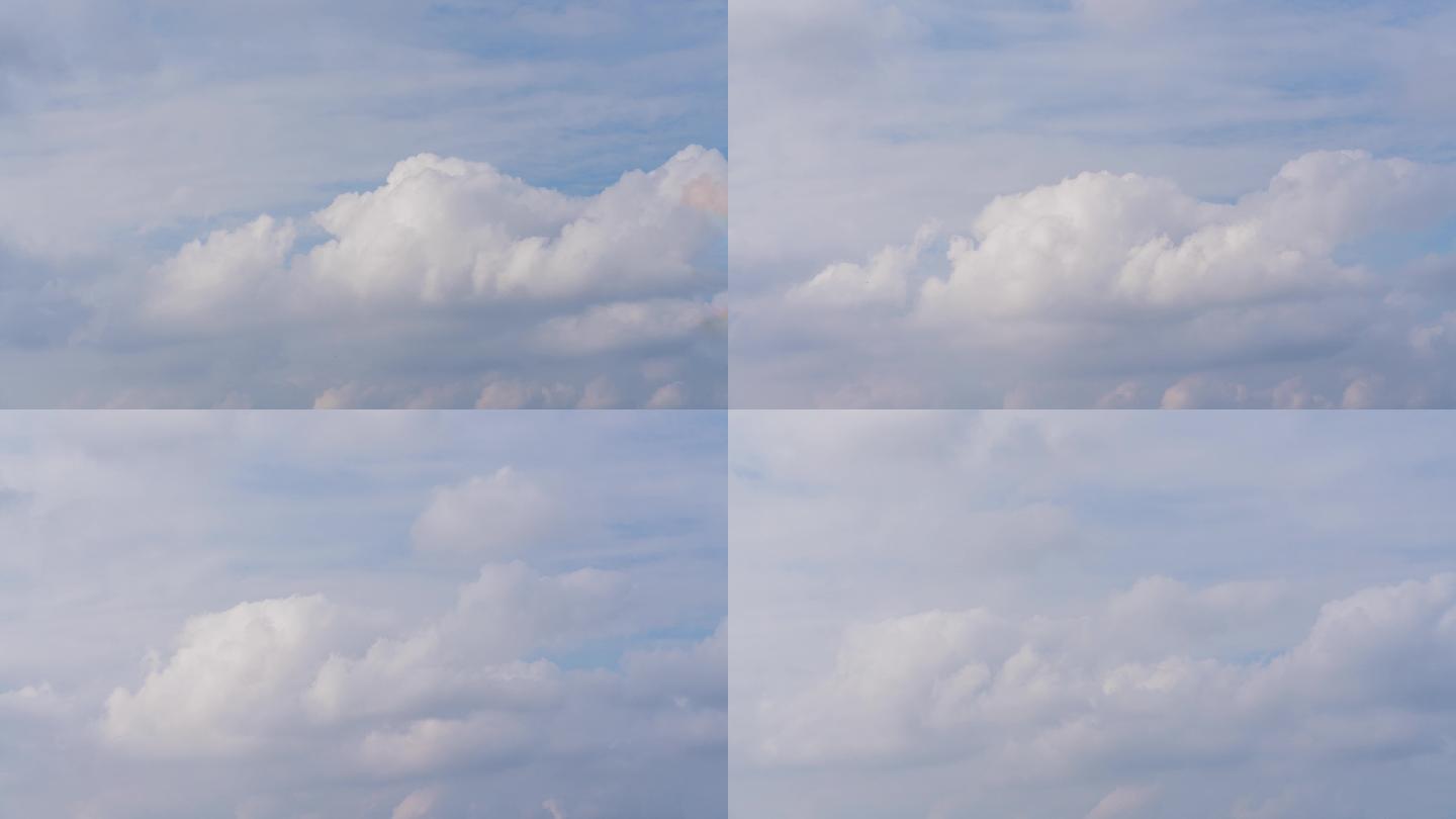 4K延时-天空中飘动的云朵