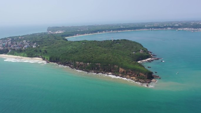 原创 广西北海涠洲岛海滨海景自然风光航拍