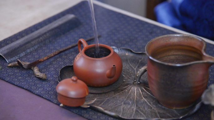 茶文化沏茶品茶茶道喝茶