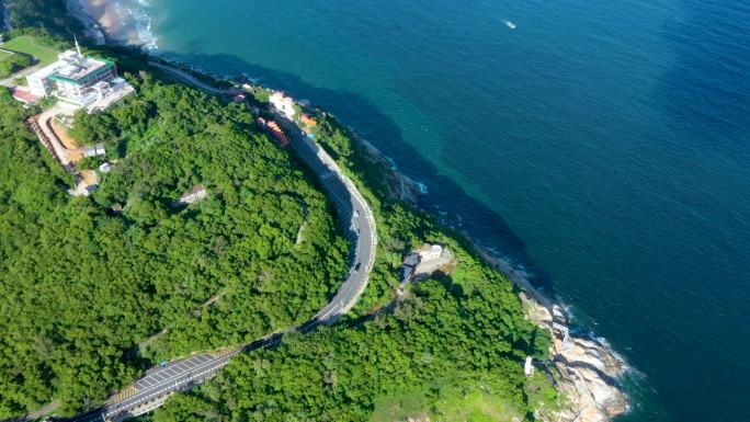 广东 海陵岛 旅游 航拍中国 沿海公路