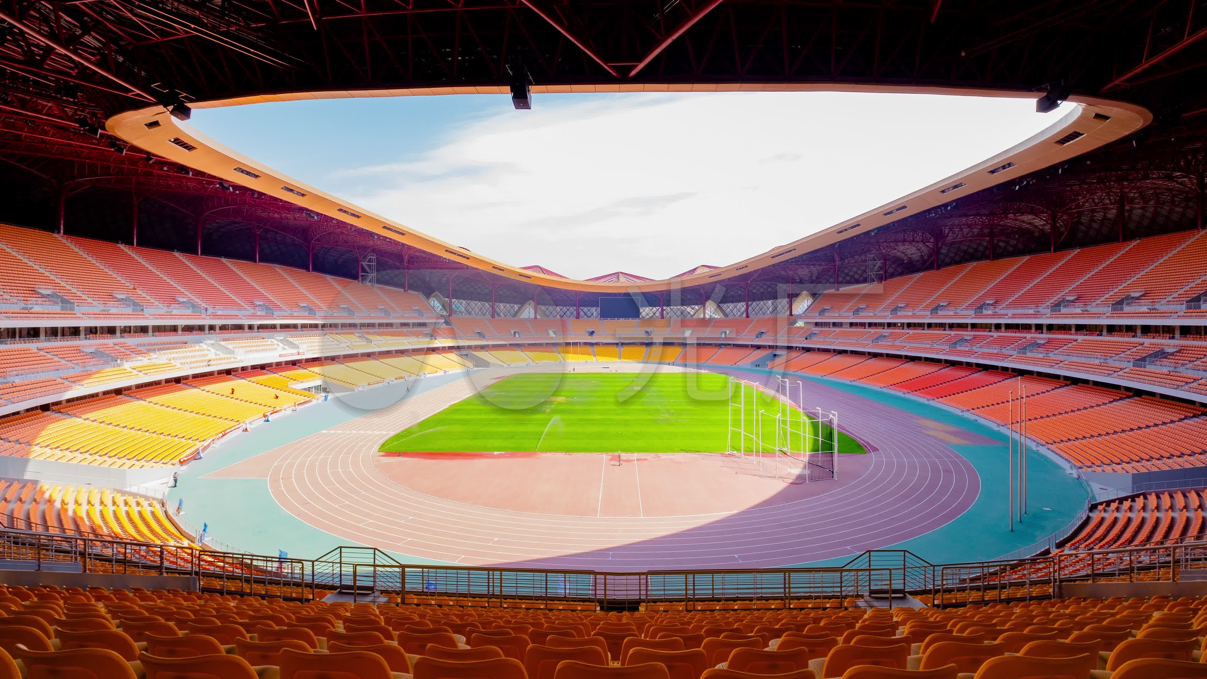 兰州奥体中心体育场-甘肃省第十五届运动会