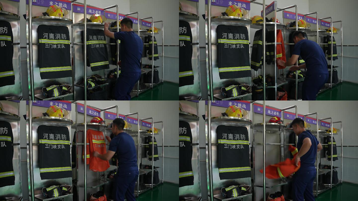 4k消防出警消防演习训练A